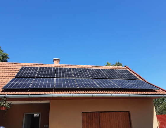 5,32 kWp napelemes rendszer